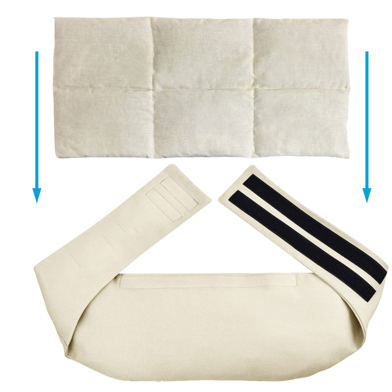 کیسه تسکین درد هیاهو مدل Wheat Bag Waist کد Large 140cm