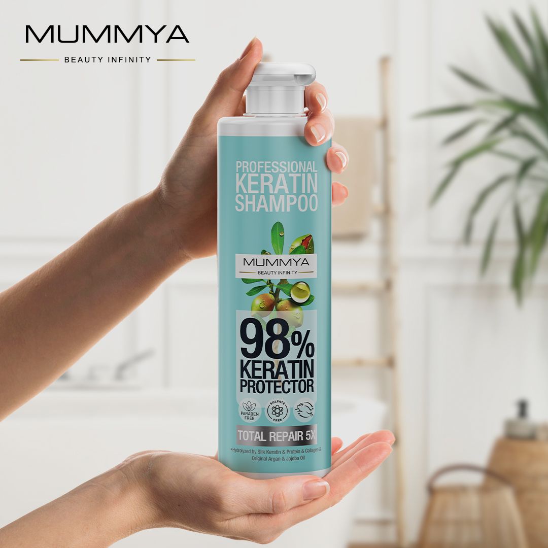 شامپو مو مومیا مدل احیا کننده ابریشم حجم 500 میلیلیتر - - 7