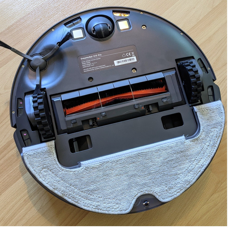 پد تی و برس کناری جارو رباتیک مدل Z10 مناسب برای جاروبرقی رباتیک DREAME Z10 PRO مجموعه 4 عددی