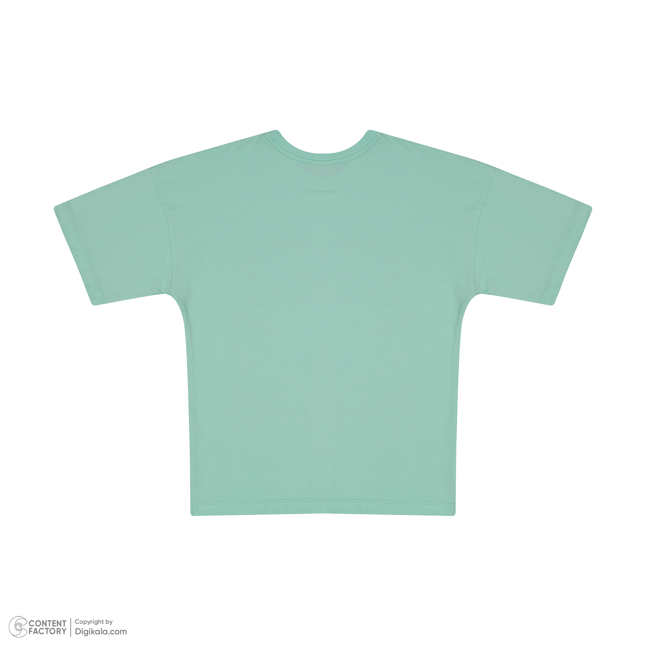 تی شرت آستین کوتاه دخترانه سون پون مدل 1114 رنگ سبز -  - 2