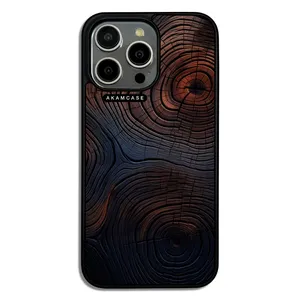 AKAM AMC-WA15PROMAX-WOOD-18 Cover For Apple iPhone 15 Pro Max