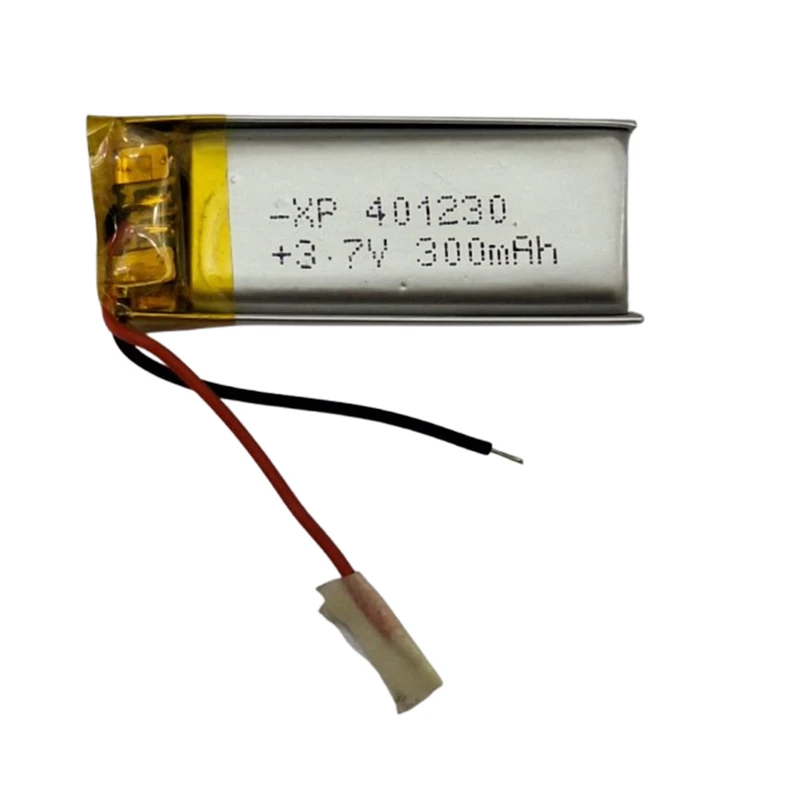 باتری لیتیومی قابل شارژ مدل XP-401230 ظرفیت 300 میلی‌ آمپر ساعت