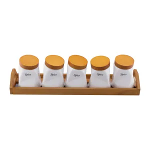 ست جا ادویه مدل کوچک قاشقدار  کد MPA-50025S/4 مجموعه پنج عددی