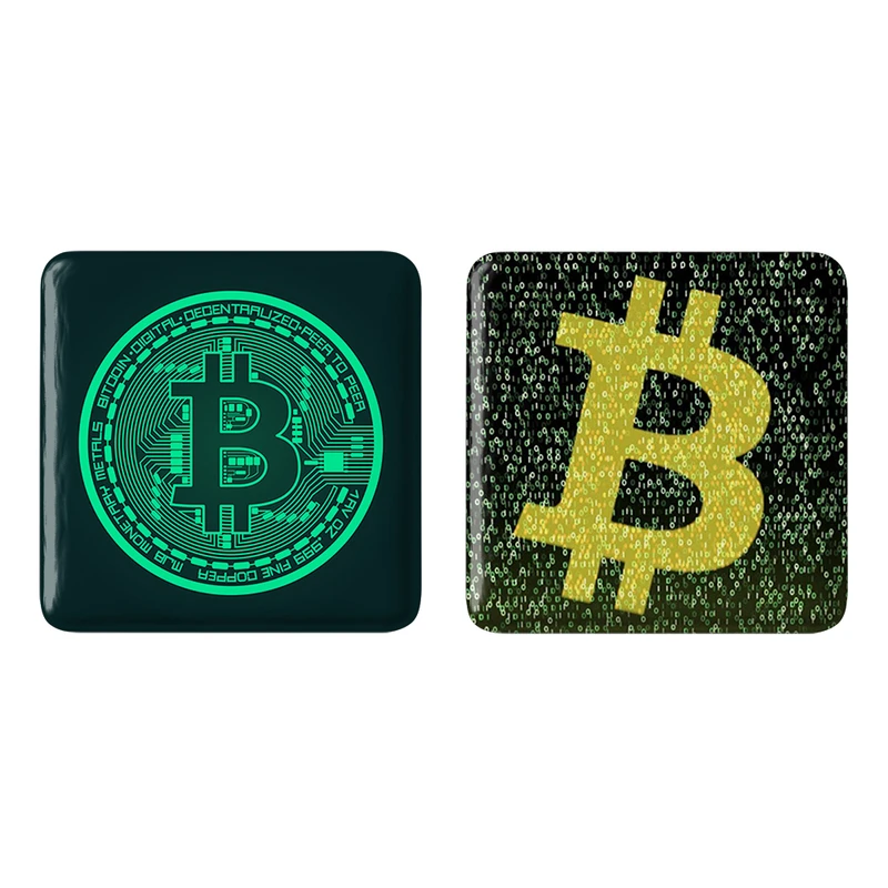 مگنت خندالو طرح ارز دیجیتال بیت کوین Bitcoin کد 1087310868 مجموعه 2 عددی