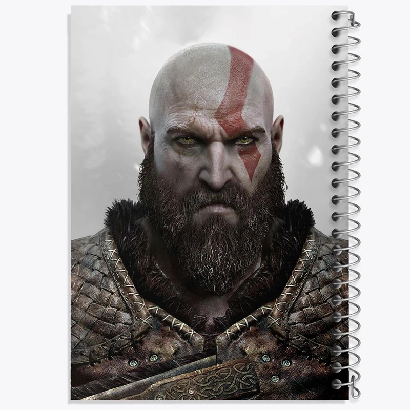 دفتر شطرنجی 50 برگ خندالو طرح بازی گاد آف وار God Of War کد 28632