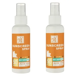 اسپری ضد آفتاب بی رنگ مای SPF50 مدل Smart Defense مناسب انواع پوست حجم 100 میلی لیتر مجموعه 2 عددی