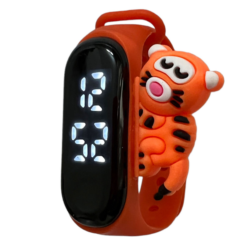 ساعت مچی دیجیتال بچگانه مدل ضد آب سیلیکونیOR E طرح ببر کد BB ساعت مچی دیجیتال بچگانه مدل ضد آب سیلیکونیOR E طرح ببر کد BB