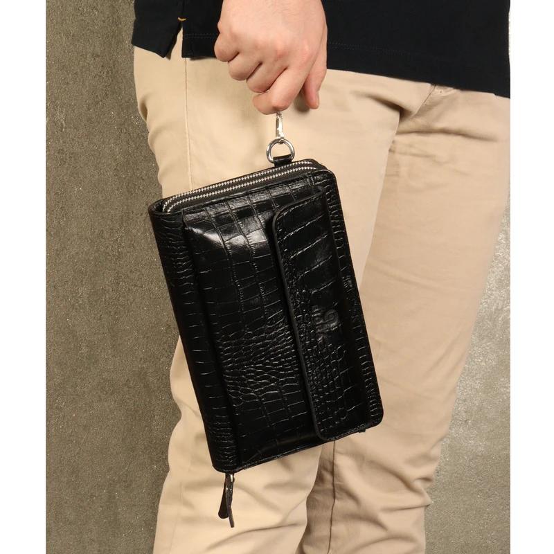 عکس شماره 6 : کیف دستی بیورا مدل چرم طبیعی کروکودیلی pa05