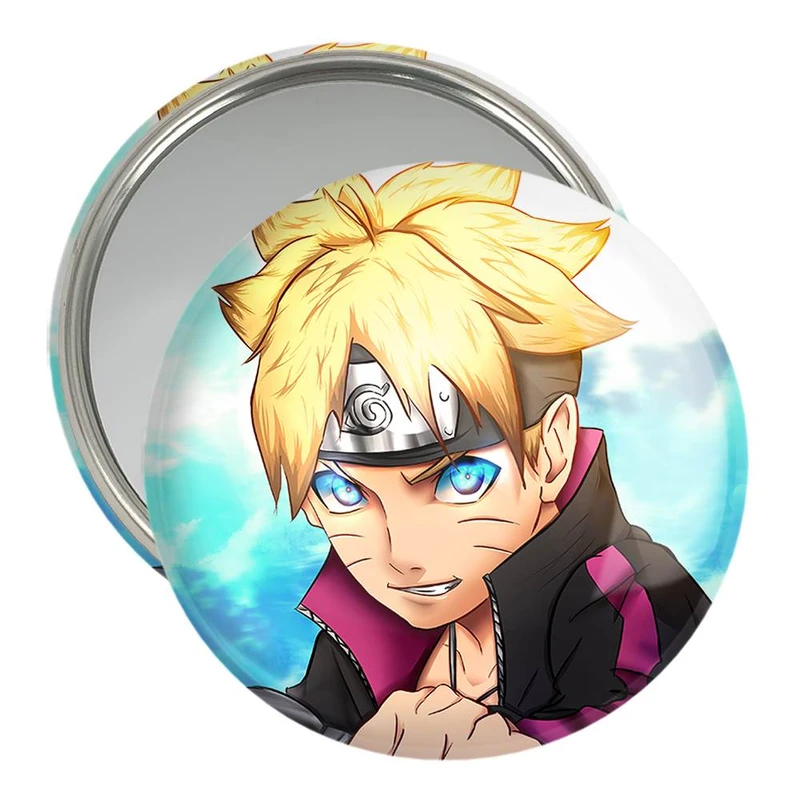 آینه جیبی خندالو مدل بوروتو اوزوماکی انیمه بوروتو Boruto  کد 13133