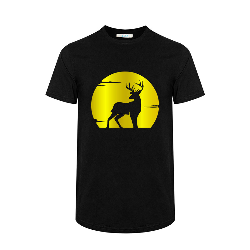 تی شرت آستین کوتاه زنانه مدل گوزن کد deerling00017