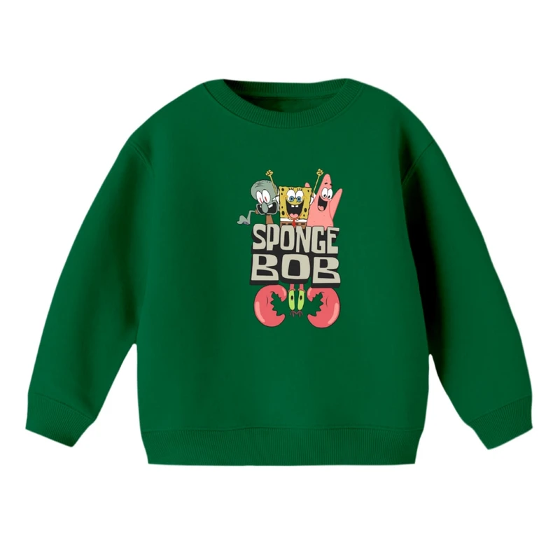 سویشرت بچگانه مدل باب اسفنجی و دوستان کد 2 