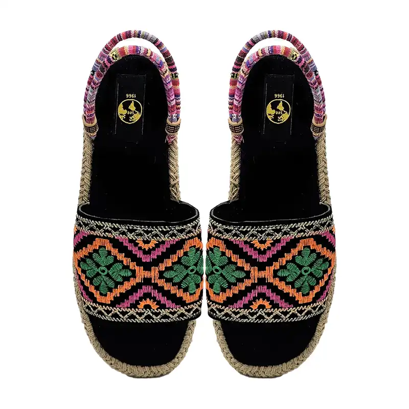 صندل زنانه سیی مدل لژدار سنتی کد 2091