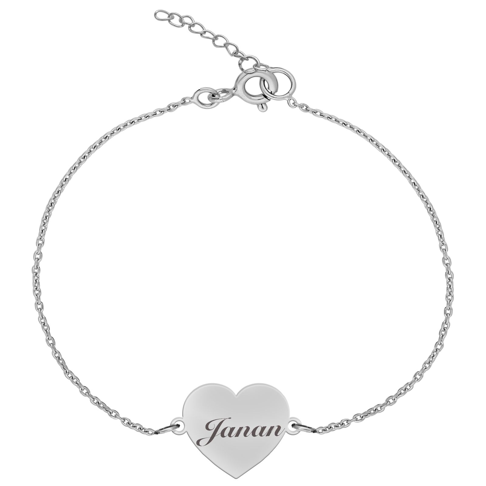 دستبند نقره زنانه ترمه ۱ مدل جانان کد DN 1070 -  - 1