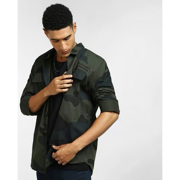 پیراهن آستین بلند مردانه جک اند جونز مدل ROSIN-CAMO -  - 8