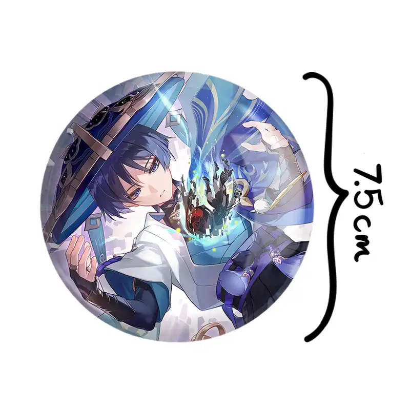 آینه جیبی خندالو مدل بازی گنشین ایمپکت Genshin Impact کد 25680