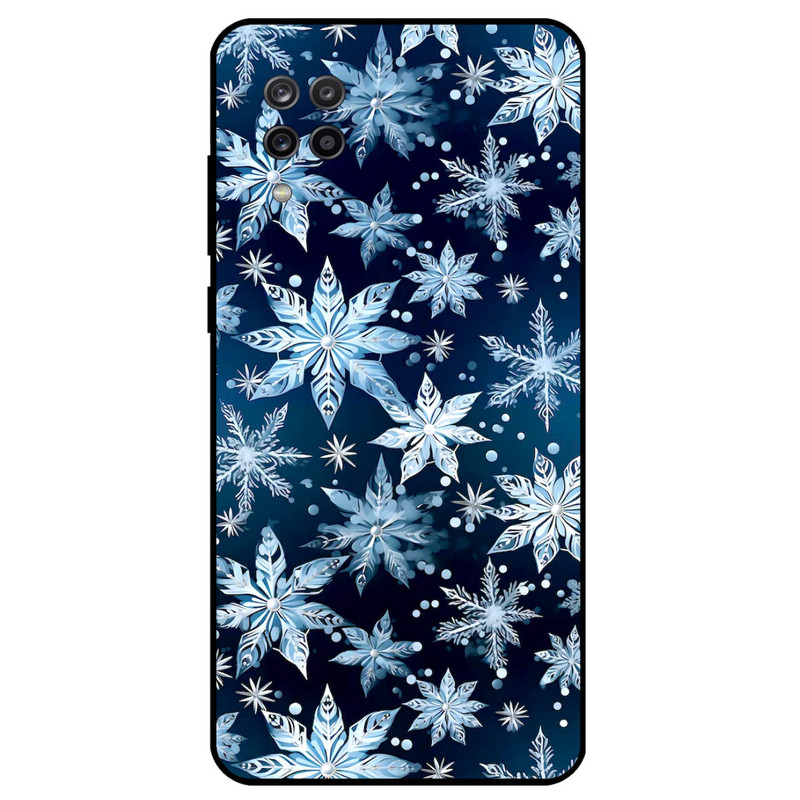 کاور مگافون طرح برف مدل 2824 مناسب برای گوشی موبایل سامسونگ Galaxy M32 4G   