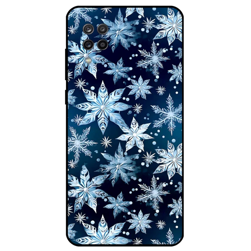 کاور مگافون طرح برف مدل 2824 مناسب برای گوشی موبایل سامسونگ Galaxy F22   