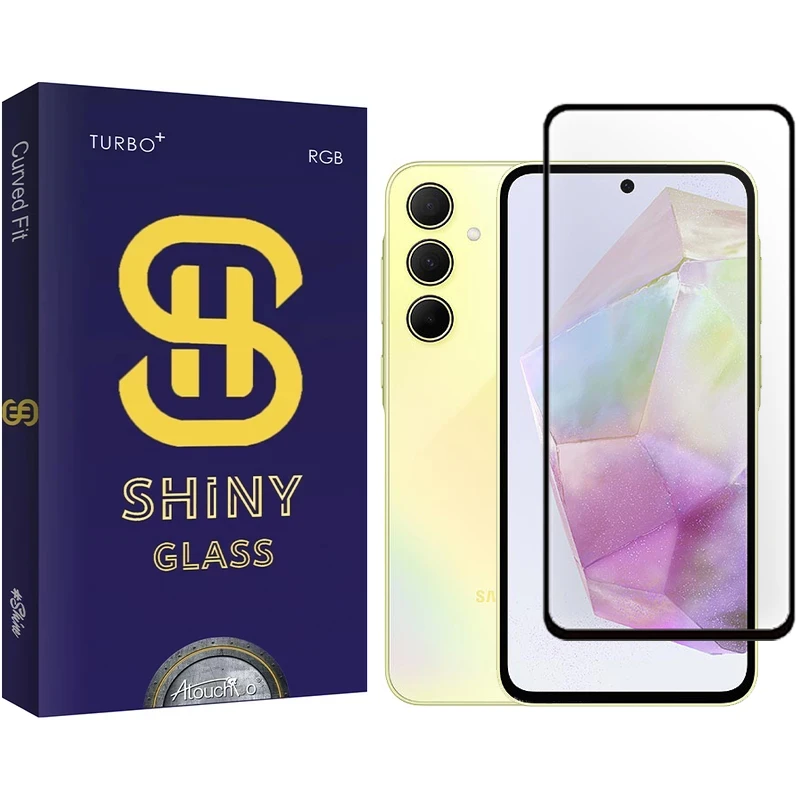 محافظ صفحه نمایش شیشه ای آتوچبو مدل Shiny مناسب برای گوشی موبایل سامسونگ Galaxy A35