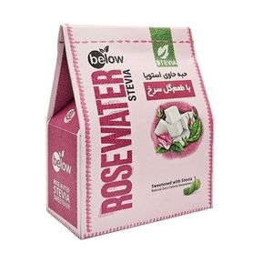 حبه قند استویا با طعم گل سرخ  بیلو - 300 گرم