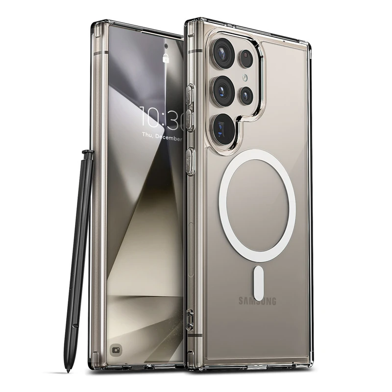 کاور مدل clear مناسب برای گوشی موبایل سامسونگ Galaxy s24 Ultra