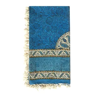 رومیزی قلمکار مدل ترنج دایره کد AJ56