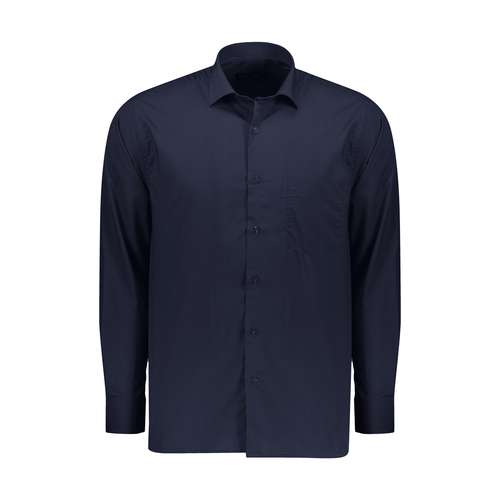 پیراهن مردانه نگین مدل YA-AS کد 0030 رنگ سرمه ای