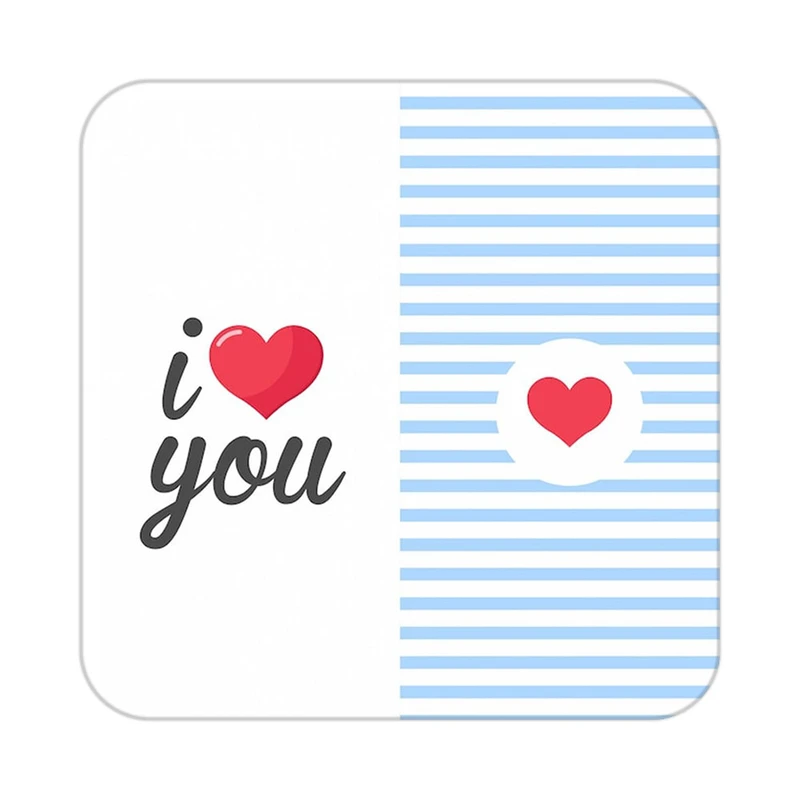 زیر لیوانی کاکتی طرح عاشقانه مدل mp38359