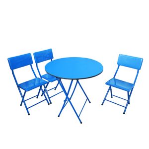 میز و صندلی ناهارخوری 3 نفره میزیمو مدل خاطره کد 9958