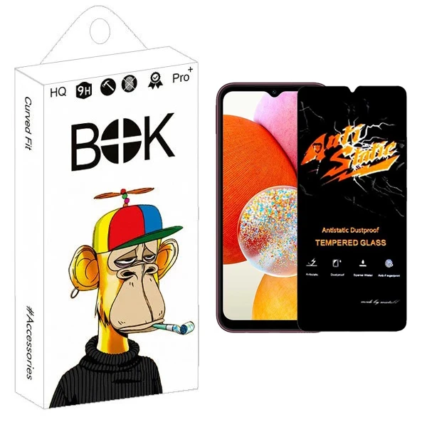 محافظ صفحه نمایش بوک مدل Transparent Antistatic مناسب برای گوشی موبایل سامسونگ Galaxy A14