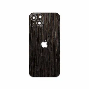 MAHOOT Dark-Gold-Stripes-Wood Cover Sticker for Apple iPhone 13