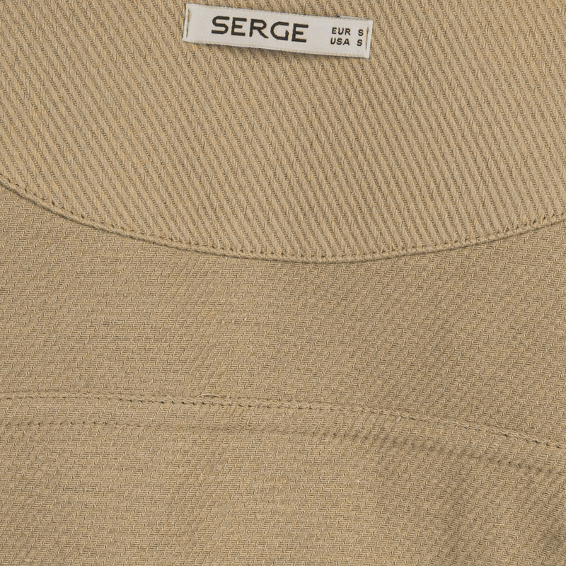 کت زنانه سرژه مدل 232158 رنگ نسکافه ای