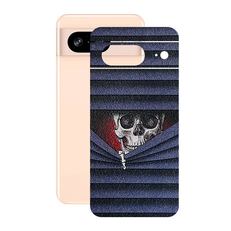 برچسب پوششی ریمکس مدل Leth طرح اسکلت مناسب برای گوشی موبایل گوگل Pixel 8