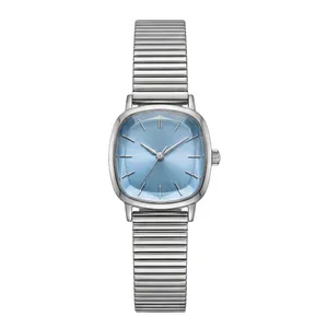 ساعت مچی عقربه‌ای کوارتز زنانه مدل مینیمال اسپرت لوکس بند کرکره ای نرم کد Ro4