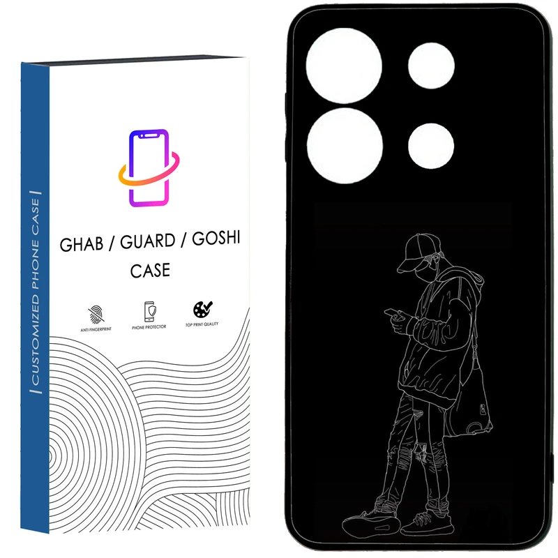 کاور قاب گارد گوشی طرح پسرانه کد 23 - tpu مناسب برای گوشی موبایل شیائومی Redmi Note 13 Pro 4G / Poco M6 Pro 4G