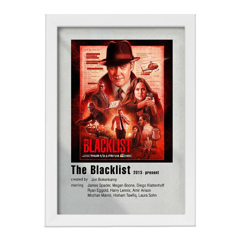 تابلو خندالو مدل فهرست سیاه (The Blacklist) کد F11286