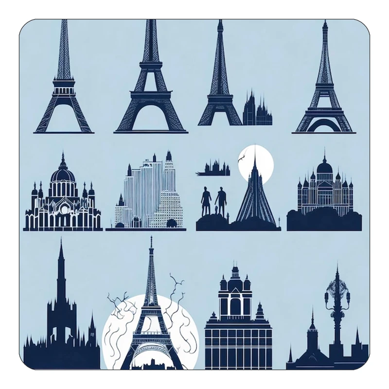 مگنت کاکتی طرح پاریس Paris مدل mp57469