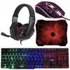 ست گیمینگ ارزلی مدل R_X_ESSENTIAL_PACK_RGB، سوییچ ممبران، Full-Size، نورپردازی LED RGB