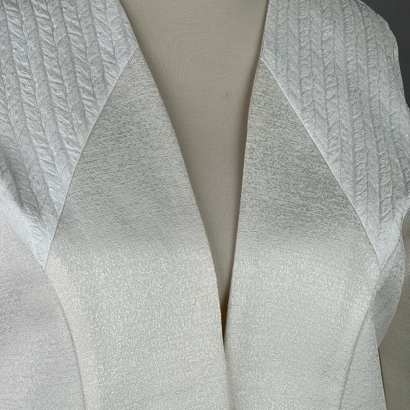 کت زنانه مدل کتان لمه کد AK1123 رنگ شیری