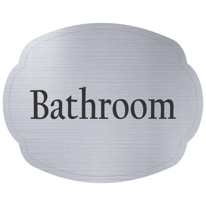 تابلو نشانگر مدل حمام بیضی