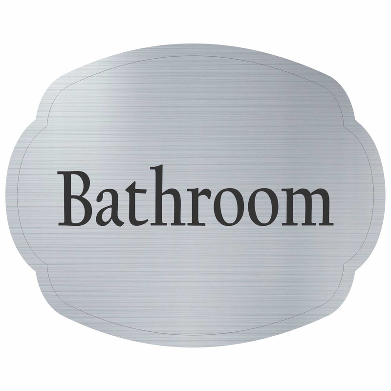 تابلو نشانگر مدل حمام بیضی