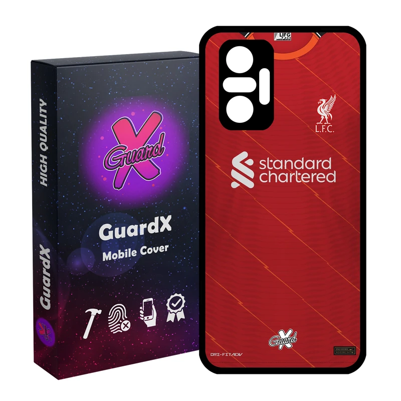 کاور گارد ایکس طرح لیورپول مدل CHL50381 مناسب برای گوشی موبایل شیائومی Redmi Note 10 Pro / Note 10 Pro Max