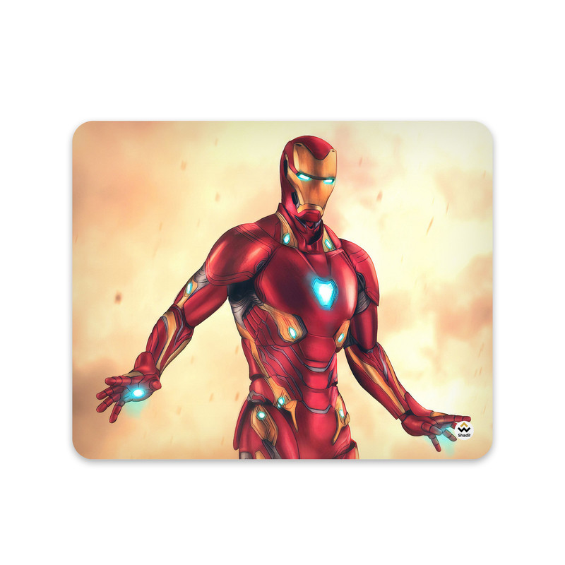 ماوس پد شادیت مدل Iron Man کد570 سایز 24*19 سانتی متر