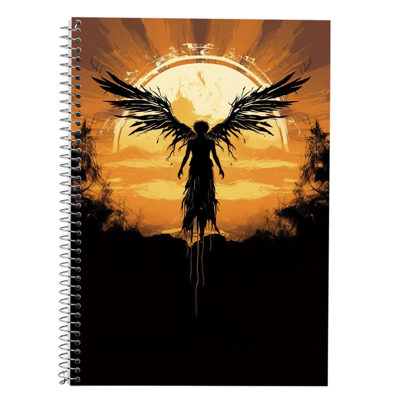 دفتر زبان 50 برگ مدوپد مدل دوخط طرح تایتان Titan کد DF11839