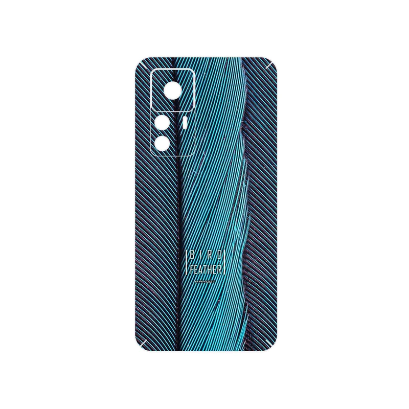 برچسب پوششی ماهوت مدل Turquoise feathers مناسب برای گوشی موبایل شیائومی 12T Pro