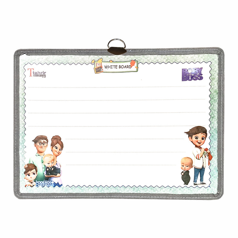 تخته وایت برد تی تحریر مدل بچه رییس کد JP-WB04 سایز 35×50سانتی متر