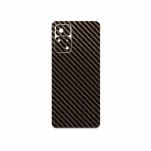 MAHOOT Glossy-Brown-Fiber Cover Sticker for Xiaomi Poco M4 Pro 5G