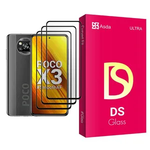 Asda DS Glass MIX003 Screen Protector For Xiaomi Poco X3 Pack Of 3