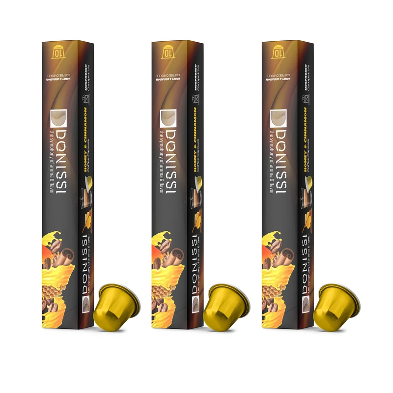 کپسول قهوه عسل و دارچین دونیسی - 60 گرم بسته 3 عددی