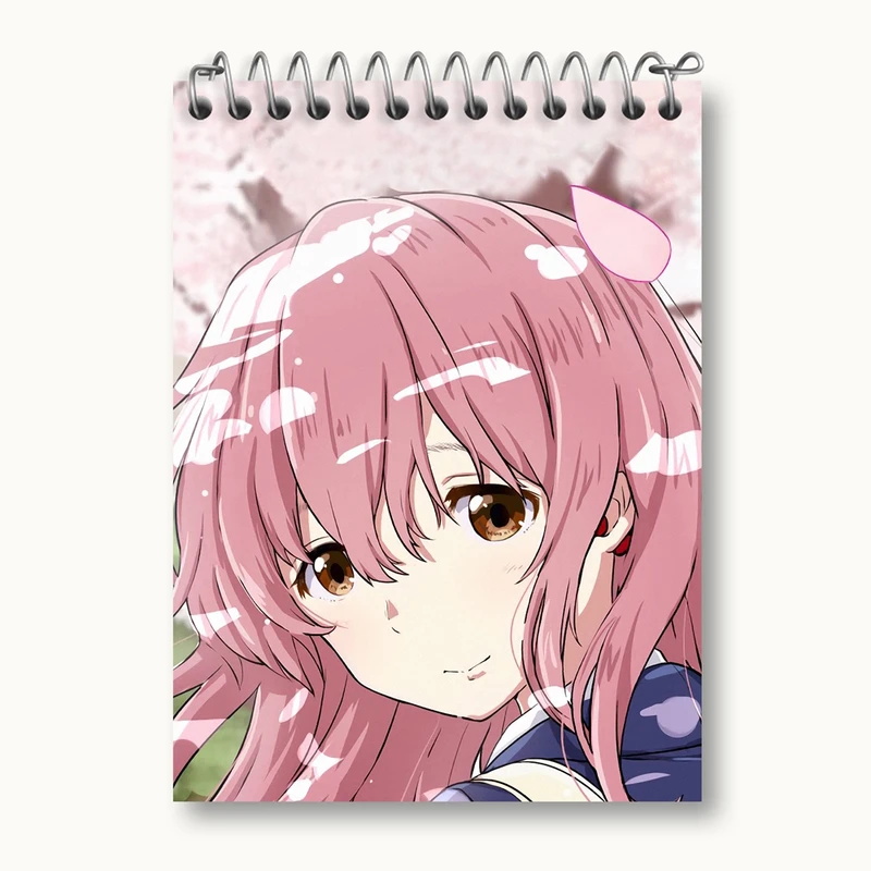 دفتر یادداشت 50 برگ خندالو مدل شوکو نیشیمیا انیمه سایلنت ویس A Silent Voice کد 15812
