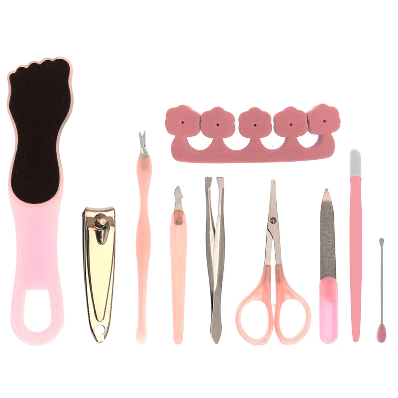 ست مانیکور و پدیکور کد t10 بسته ۱۰ عددی